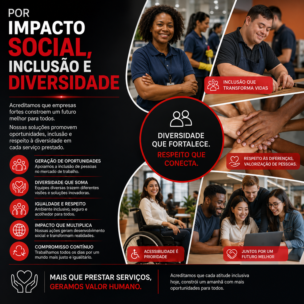 Impacto Social, Inclusão e Diversidade: O Futuro do Mercado de Trabalho